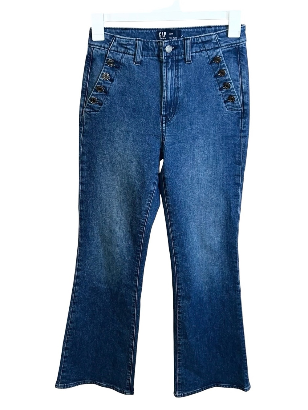 Gap Denim 70’s Flare Jeans Women’s 4/27 Regular Blue 28x32